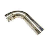 Embout d'échappement voiture Accessoires Auto Coude De Raccordement Pour Silencieux D'échappement(66mm-70mm)