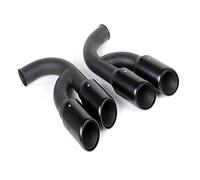 Embout D'échappement Voiture Embouts D'échappement D'extrémité Tuyau Silencieux Queue Voiture Pour Pour Cayenne V6 V8 2011-2014 Acier Inoxydable 2 Pièces(V6)