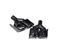 Embout D'échappement Voiture Quadruple Pour Mercedes Pour Benz W212 E63 CLS63 W204 Buse Système D'échappement Tuyau Silencieux Acier Inoxydable(Black Plated AMG-Y)