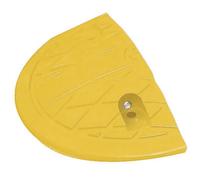 Embout demi-cercle pour ralentisseur en modules 5 cm jaune