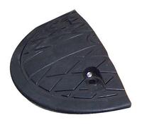 Embout demi-cercle pour ralentisseur en modules 5 cm noir
