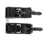 Embout d'essuie-glace universel Compatible Avec VW Pour Touareg 2003-2010 Pour Eurovan T4 T5 2003-2013 Tête D'arrosage Voiture Jets D'essuie-glace Buse Pulvérisation Forme D'éventail