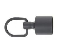 Embout d'extrémité en laiton avec anneau pour rampe en corde - noir mat CADAP