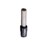 Embout diamanté brisé sous vide pour meuleuse d'angle avec montage M10 de 6 mm à 12 mm de diamètre pour granit, marbre et maçonnerie (10 mm)