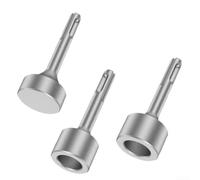 Embout d'installation de tige de terre pour marteaux rotatifs SDS-Plus compatible avec la plupart des marques pour tiges de mise à la terre et petits poteaux de clôture électrique (35 mm)