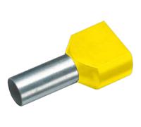 Embout double d'extrémité de câble Cimco 18 2418 4 mm² x 12 mm partiellement