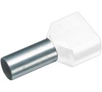 Embout double d'extrémité de câble Cimco 18 2434 0.75 mm² x 10 mm partiellement isolé blanc 100 pc(s)