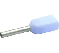 Embout double d'extrémité de câble Klauke 8678 0.25 mm² x 8 mm partiellement isolé bleu clair 1000 pc(s)