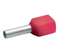 Embout double d'extrémité de câble Klauke 8718 1 mm² x 8 mm partiellement isolé