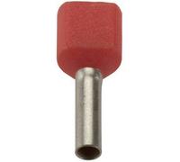 Embout double d'extrémité de câble LAPP AHI-TWIN 2X10 RD 61802034 10 mm² x 14 mm partiellement i
