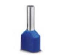 Embout double d'extrémité de câble Phoenix Contact AI-TWIN 2X 0,75- 8 BU 3240668 0.75 mm² x 8 mm par