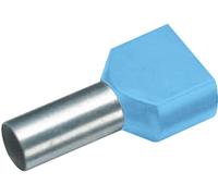 Embout double d'extrémité de câble Vogt Verbindungstechnik 470208D 0.75 mm² x 8 mm partiellement isolé bleu 100 pc(s)