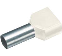 Embout double d'extrémité de câble Vogt Verbindungstechnik 470914D 16 mm² x 14 mm partiellement isolé ivoire 100 pc(s)