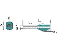 Embout double dextrémité de câble Weidmüller H1,0/15D ZH R SV 9018540000 1 mm² x 8 mm partiellement isolé rouge 500 pc(s)