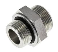 Embout double en acier zingué UN 1-7/16''-12 x G 1'' ORFS 400 Bar - Hydraulique