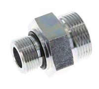 Embout double en acier zingué UN 1-7/16''-12 x G 3/4'' ORFS 400 Bar - Hydraulique