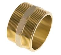 Embout double G2 1/2'' laiton joint plat 16bar (224.8psi) 76mm Hex