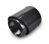 Embout Echappement 1 pièce Black Chrome et Fibre de carbone Muffler Tuyau d'ajustement for la pointe d'échappement Mini Cooper R55 R56 R57 R58 R59 R60 R61 F54 F55 F56F57F60(R57 R58 Cper S)