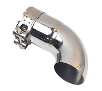 Embout Echappement 1 Pièce De Silencieux D'échappement Automatique En Acier Inoxydable Coude Sortie Universel Tuyau De Raccordement Accessoire Automobile(70mm)