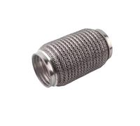 Embout Echappement 1 Pièce Entrée 64MM/76MM Tube D'échappement Voiture En Acier Inoxydable Tuyaux Flexibles Coupleur Flexible Avec Verrouillage Super(1piece 64-150mm)