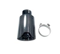 Embout Echappement 1 pièces en Fiber de carbone brillant mat noir arrière queue tuyau d'échappement embout silencieux embouts universels(57MM IN-93MM OUT)