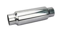 Embout Echappement Accessoires de voiture échappement 2 2.25 2.5 3 ''échappement haut débit pointe découpe tuyau d'évacuation en acier inoxydable D'échappement Tip Tail Throat(76x101x76)