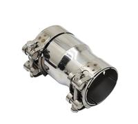 Embout Echappement Adaptateur Universel De Tuyau D'échappement En Acier Inoxydable Pour Voiture Tuyau De Silencieux D'échappement De Moto Silencieux D'éChappement(I.D 63MM-60MM)