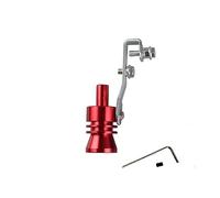 Embout Echappement Car Turbo Sound Whistle Effect Silencieux Auto Embout D'échappement Tuyaux Valve Simulator Accessoires TUR006L(rouge)