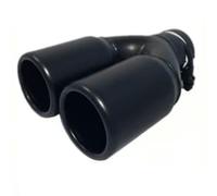 Embout echappement double rond pour sortie 45-60 mm