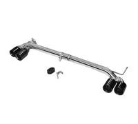 Embout Echappement Échappement En Acier Inoxydable Pour BMW F30 F31 320i 318i 420i 2013-2016 Version Améliorée 4 Sorties Tuyau D'échappement D'échappement Tip Tail Throat(320i Silver)