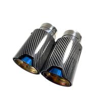 Embout Echappement Embout de silencieux tuyau d'échappement en Fiber carbone 1 pièce(IN 57MM-OUT 93MM)