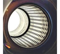 Embout Echappement Embout d'échappement de voiture tuyau de queue universel en acier inoxydable JDM sortie d'échappement gorge de queue modifiée D'échappement Tip Tail Throat(A-spiral vortex)