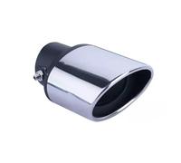 Embout Échappement Embout Silencieux échappement Arrière Acier Inoxydable Chromé Diamètre Réglable, Boulonné pour Toyota pour Corolla pour RAV4 2019-2024 Tuyau échappement(Straight)