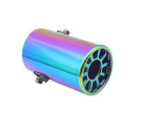 Embout Echappement inox Embout D'échappement Universel Embout D'échappement Tuyau D'échappement Diesel Embouts D'échappement En Carbone Pour Tuyaux D'échappement De Sortie(Colorful2)