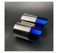 Embout Echappement Lot De 2 Cache-pots D'échappement Pour Voiture Pour VW Pour Coccinelle Pour 1.2T Pour 1.4T Pour Passat Pour CC Silencieux D'éChappement(Blue)