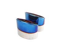 Embout Echappement Lot De 2 Tuyaux D'échappement Arrière En Acier Inoxydable Pour Lincoln Pour Corsair 2019 2020 2021 2022 2023 Silencieux D'éChappement(1 Pair-Style-C)