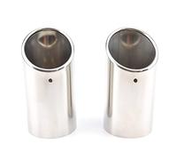 Embout Echappement Pour Audi A1 A3 8p A4 B8 Q5 1.8t 2.0t 2009-on 2pc Silencieux Couverture Auto Voiture Échappement Silencieux Pointe Tuyaux Couvre