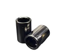 Embout Echappement Pour BMW F30 F35 320i 320i 316i 328i 2013-2017 Voiture Acier Inoxydable Arrière Queue D'échappement Embout Tuyaux D'extrémité D'échappement Tip Tail Throat(Black 2piece)