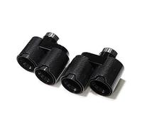 Embout Échappement pour BMW G22 G26 420i 430i 425i Système d'échappement Embout de Tuyau d'échappement en Fibre de Carbone Enjoliveur d'échappement (Taille : Style 3)