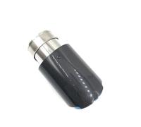 Embout Échappement Pour Golf 63/101mm Brillante+Acier Inoxydable Bleu Embout D'échappement Automatique Universel Arrière Style Voiture 1Pièce