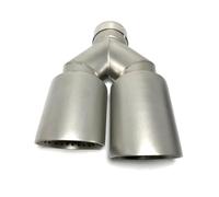 Embout Échappement Pour GTI MK7 pour Golf 7 buse | Tuyau d'échappement double pointe silencieux de voiture en acier inoxydable(67mm-101mm Left)