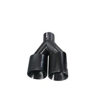 Embout Echappement Pour GTI MK7 Pour Golf7 Buse Double Sortie Embouts D'échappement Système Silencieux De Voiture En Acier Inoxydable Givré Universel 51 Mm 60 Mm 63 Mm(Right in60-out101mm)
