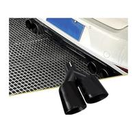 Embout Echappement Pour GTI MK7 Pour Golf7 Buse Double Sortie Embouts D'échappement Système Silencieux De Voiture En Acier Inoxydable Givré Universel 51 Mm 60 Mm 63 Mm(Right in63-out101mm)