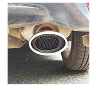 Embout Échappement Pour HRV Pour VEZEL Pour WRV 2015-2025 Chant Accessoire Silencieux Tuyau D'échappement Embout Voiture Acier Inoxydable Queue Décoration Pièces(SILVER WITH NET)