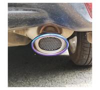 Embout Échappement Pour HRV Pour VEZEL Pour WRV 2015-2025 Chant Accessoire Silencieux Tuyau D'échappement Embout Voiture Acier Inoxydable Queue Décoration Pièces(BLUE WITH NET)