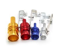 Embout Echappement Simulateur De Son Universel S/M/L/XL Dispositif De Remise En État De Véhicule Tuyau D'échappement Turbo Son Sifflet Voiture Turbmuffler Voiture Queue Gorge ( Couleur : Yellow - XL )