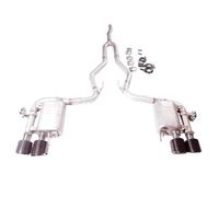 Embout Echappement Système D'échappement À Quatre Sorties en Acier Inoxydable pour Ford pour Mustang 2.3T 304 GT500 2015-2021 Garniture Tuyau Echappement