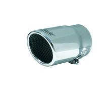 Simoni Racing Embout d'échappement TRX/21 Rond oblique inox Ø76×L128 mm Montage >68 mm