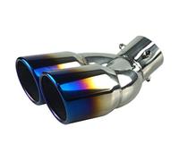 Embout Echappement Universal Acier inoxydable double bronzeur d'échappement de tuyau sortie(RBL-C)