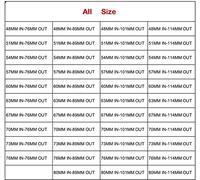 Embout Echappement Voiture Universal Modiflcation Acier Inoxydable Sablage Tuyau D'échappement Carbone Logo Mat Noir Couverture Silencieux Astuce(Other Size Contat)